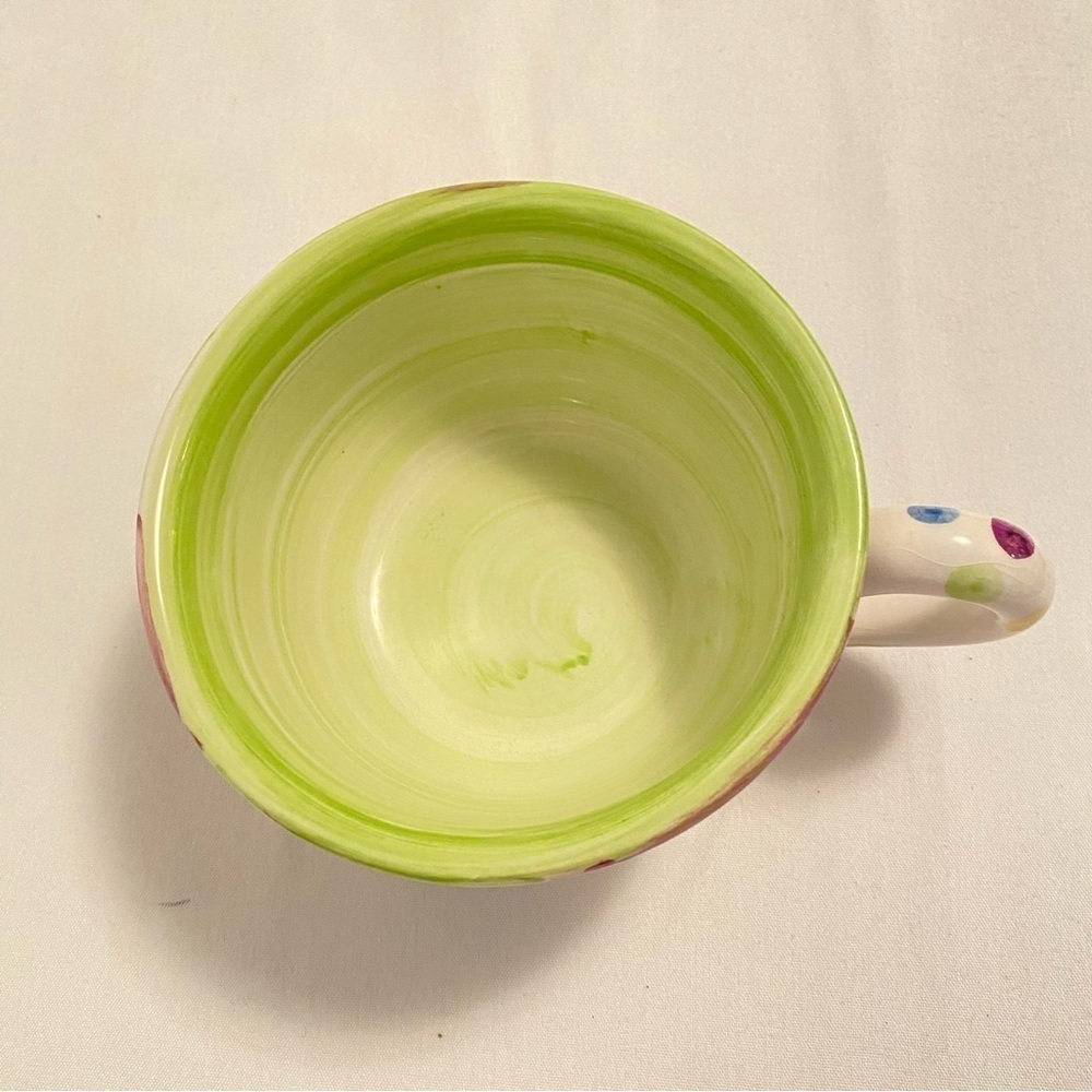 Bath & Body Works At Home Green/ Blue/ Purple/ Yellow Ceramic Mugs Set Of 2 - Picture 7 of 8